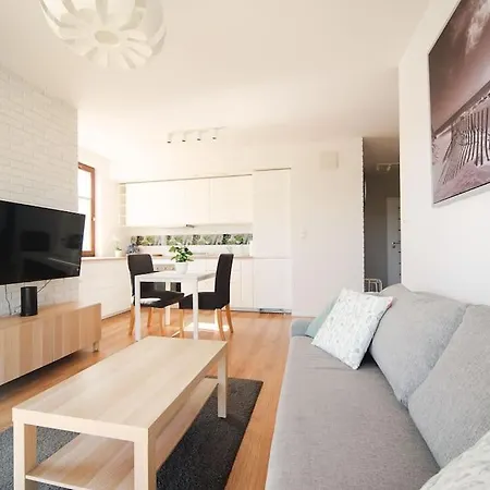 Apartmán Apartament 3 Pokoje Balkon Parking Gdaňsk